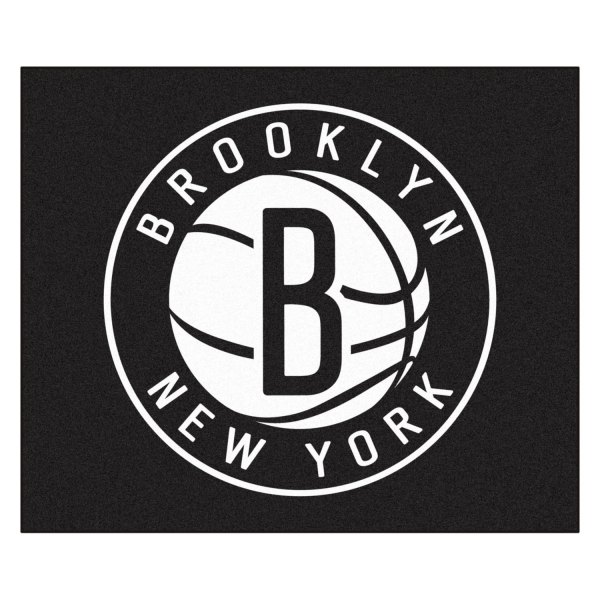 FanMats® - Brooklyn Nets 59.5" x 71" Nylon Face Tailgater Mat with "Circular Brooklyn New York B" Logo