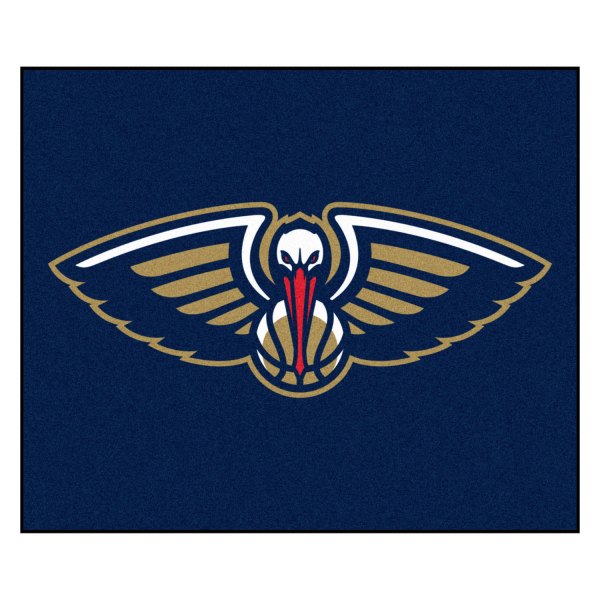 FanMats® - New Orleans Pelicans 59.5" x 71" Nylon Face Tailgater Mat with "Fluer-de-lis Pelican" Secondary Logo