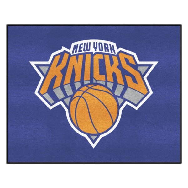 FanMats® - New York Knicks 33.75" x 42.5" Nylon Face All-Star Floor Mat with "New York Knicks Icon" Logo