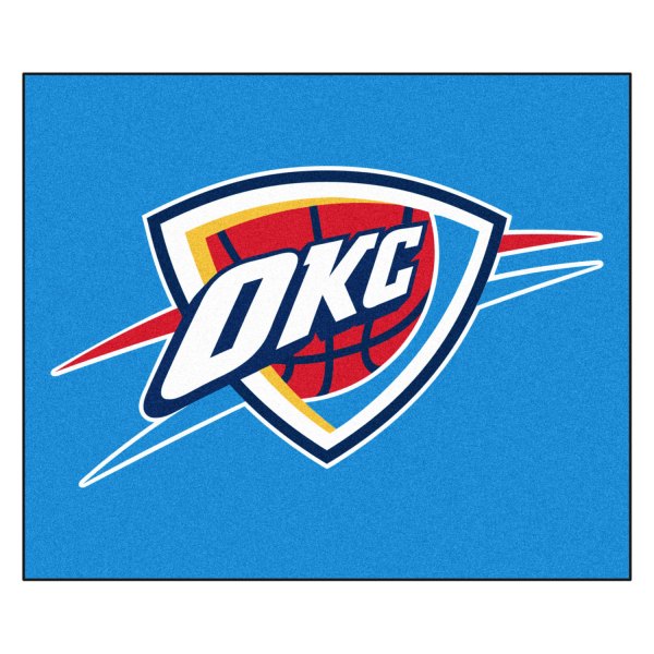 FanMats® - Oklahoma City Thunder 59.5" x 71" Nylon Face Tailgater Mat with "OKC Icon" Primary Logo