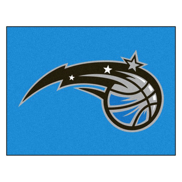 FanMats® - Orlando Magic 33.75" x 42.5" Nylon Face All-Star Floor Mat with "Magic Basketball Icon" Logo