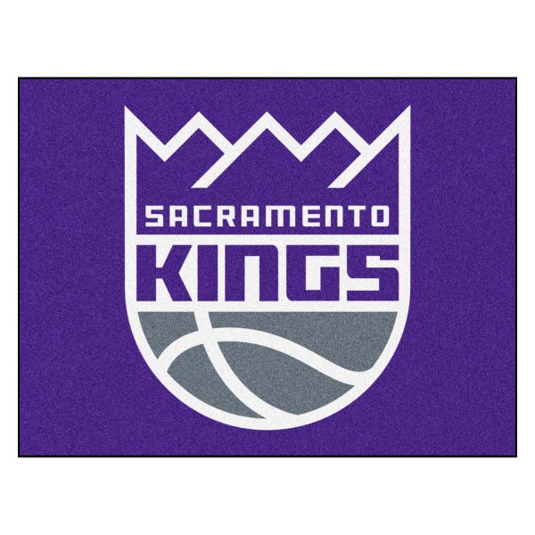 FanMats® - Sacramento Kings 33.75" x 42.5" Nylon Face All-Star Floor Mat with "Sacramento Kings Crown" Logo