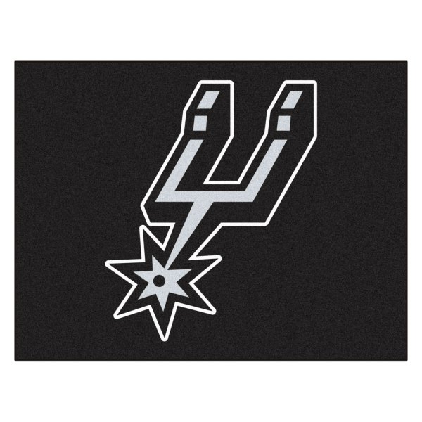 FanMats® - San Antonio Spurs 33.75" x 42.5" Nylon Face All-Star Floor Mat with "Spurs" Logo