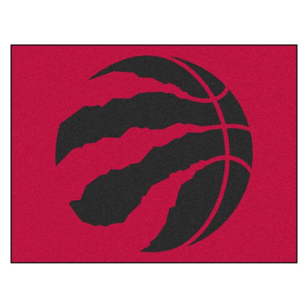 FanMats® - Toronto Raptors 33.75" x 42.5" Nylon Face All-Star Floor Mat with "Clawed Basketball" Primary Logo