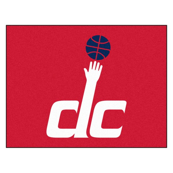 FanMats® - Washington Wizards 33.75" x 42.5" Nylon Face All-Star Floor Mat with "DC Hand" Logo