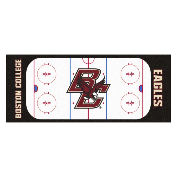 FanMats® - Boston College 30" x 72" Nylon Face Hockey Rink Runner Mat with "BC & Eagle" Logo