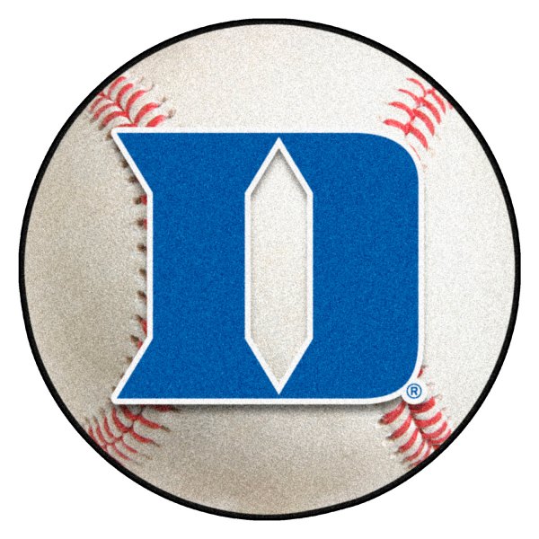 FanMats® - Duke University 27" Dia Nylon Face Baseball Ball Floor Mat with "D" Logo