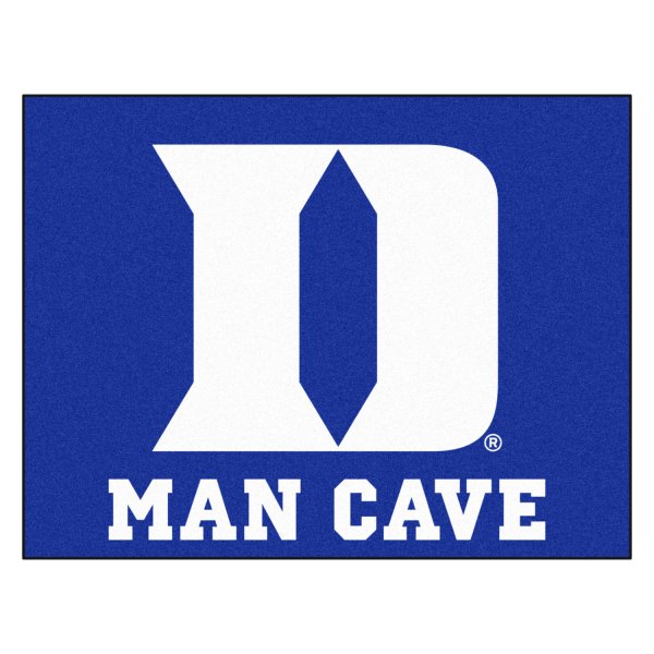 FanMats® - Duke University 33.75" x 42.5" Nylon Face Man Cave All-Star Floor Mat with "D" Logo