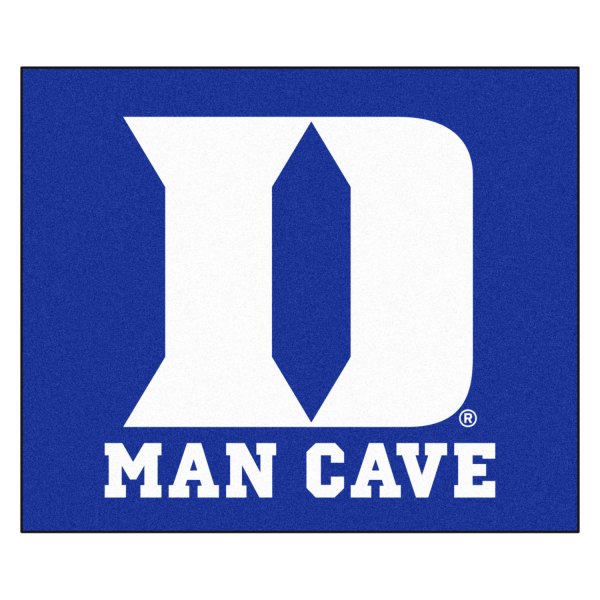 FanMats® - Duke University 59.5" x 71" Nylon Face Man Cave Tailgater Mat with "D" Logo