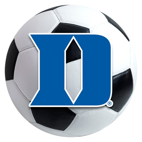 FanMats® - Duke University 27" Dia Nylon Face Soccer Ball Floor Mat with "D" Logo