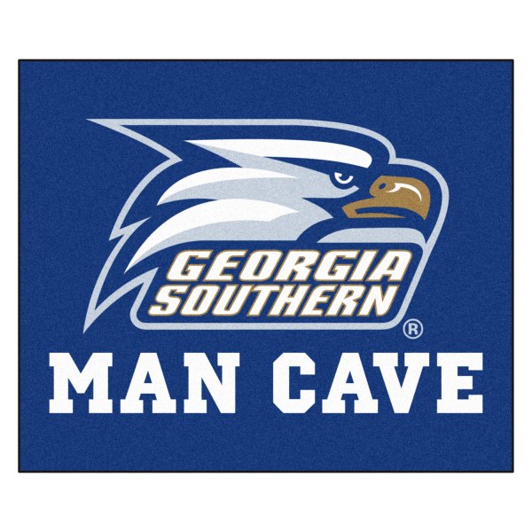 FanMats® - Georgia Southern University 59.5" x 71" Nylon Face Man Cave Tailgater Mat with "Eagle" Logo & "Georgia Southern" Wordmark