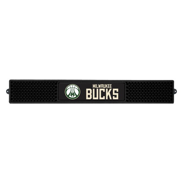 FanMats® - NCAA "Milwaukee Bucks" Logo "Milwaukee Bucks" Logo Vinyl Drink Mat