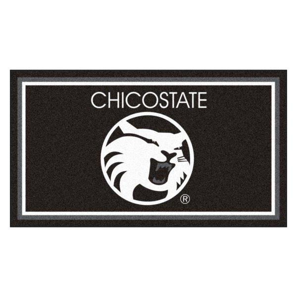 FanMats® - Cal State University (Chico) 36" x 60" Nylon Face Plush Floor Rug with "Wildcat" Logo
