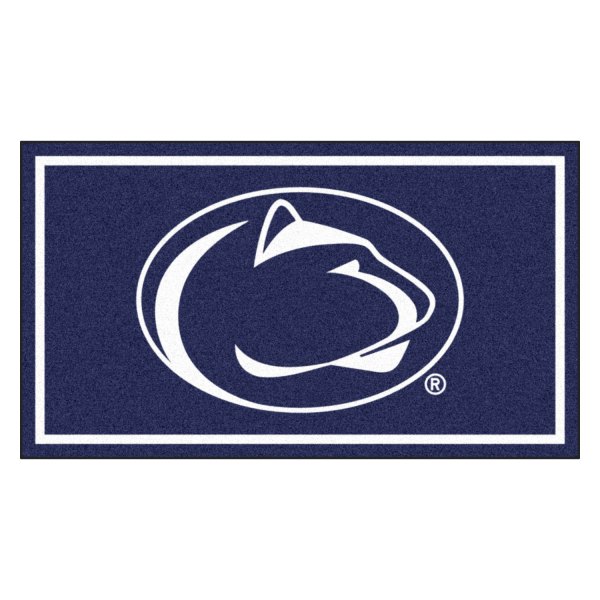 FanMats® - Penn State University 36" x 60" Nylon Face Plush Floor Rug with "Nittany Lion" Logo