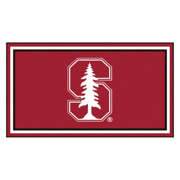 FanMats® - Stanford University 36" x 60" Nylon Face Plush Floor Rug with "S with Cardnial" Logo