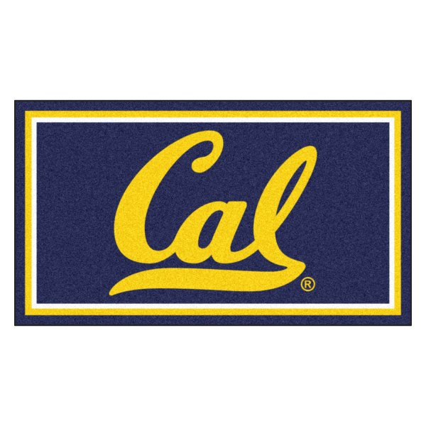 FanMats® - University of California (Berkeley) 36" x 60" Nylon Face Plush Floor Rug with "Script Cal" Logo