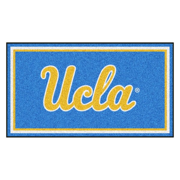 FanMats® - University of California (Los Angeles) 36" x 60" Nylon Face Plush Floor Rug with "script UCLA" Logo