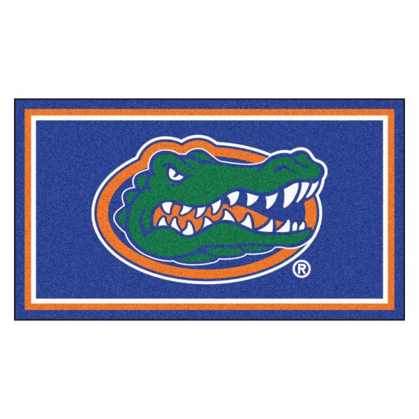 FanMats® - University of Florida 36" x 60" Nylon Face Plush Floor Rug with "Gator" Logo