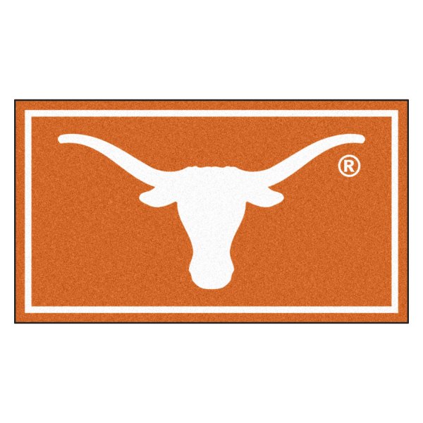 FanMats® - University of Texas 36" x 60" Nylon Face Plush Floor Rug with "Longhorn" Logo