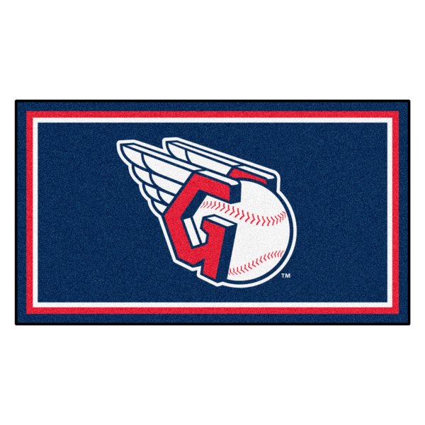 FanMats® - Cleveland Indians 36" x 60" Nylon Face Plush Floor Rug with "C" Logo