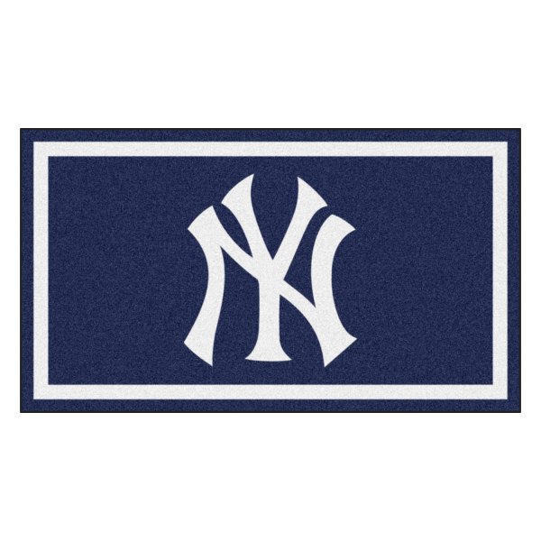 FanMats® - New York Yankees 36" x 60" Nylon Face Plush Floor Rug with "NY" Logo
