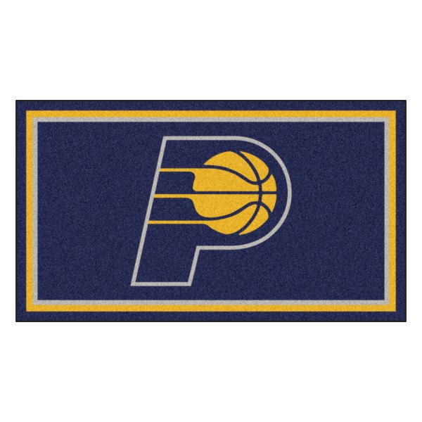 FanMats® - Indiana Pacers 36" x 60" Nylon Face Plush Floor Rug with "P" Logo