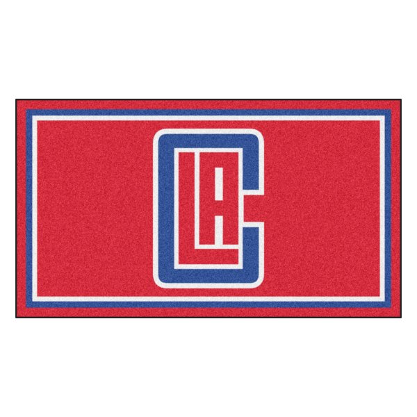 FanMats® - Los Angeles Clippers 36" x 60" Nylon Face Plush Floor Rug with "LAC" Logo