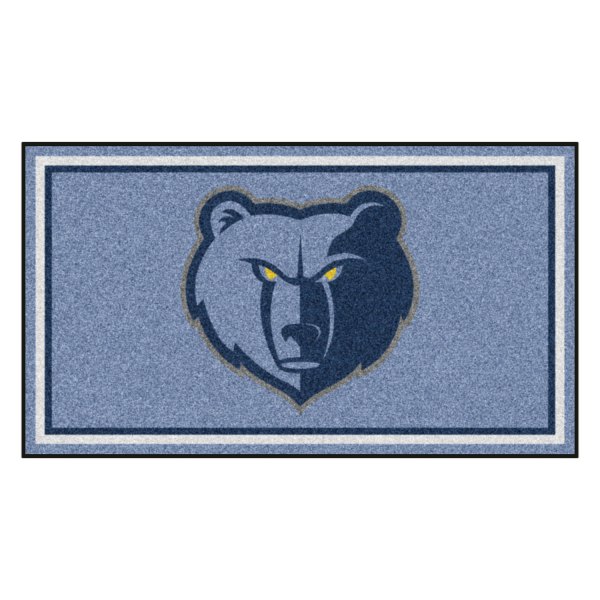 FanMats® - Memphis Grizzlies 36" x 60" Nylon Face Plush Floor Rug with "Grizzly" Logo
