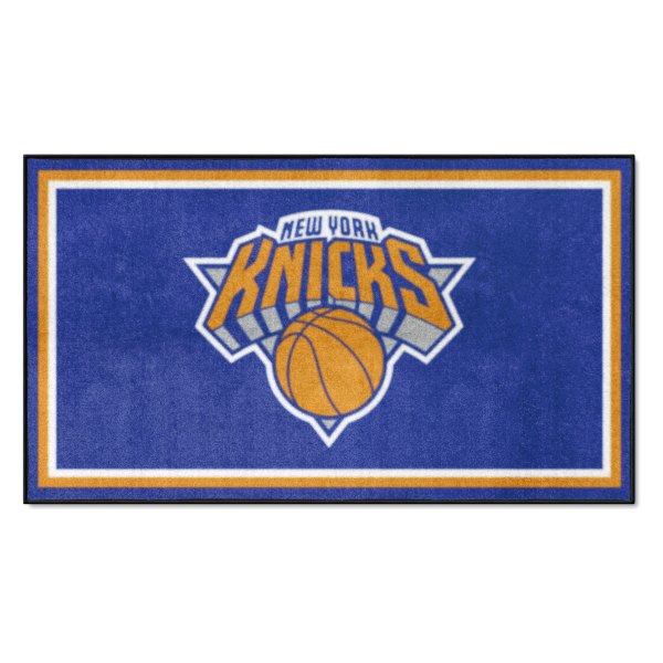 FanMats® - New York Knicks 36" x 60" Nylon Face Plush Floor Rug with "New York Knicks Icon" Logo