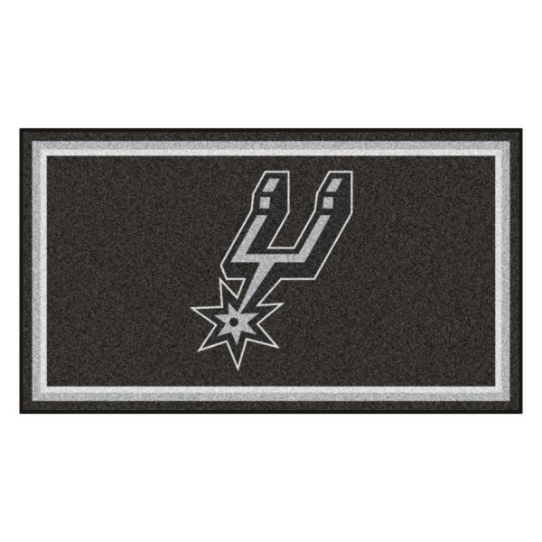 FanMats® - San Antonio Spurs 36" x 60" Nylon Face Plush Floor Rug with "Spurs" Logo