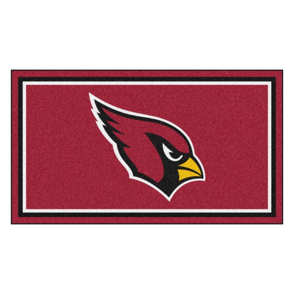 FanMats® - Arizona Cardinals 36" x 60" Nylon Face Plush Floor Rug with "Cardinal" Logo