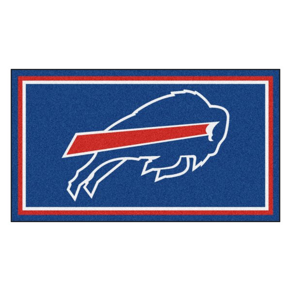 FanMats® - Buffalo Bills 36" x 60" Nylon Face Plush Floor Rug with "Buffalo Logo"