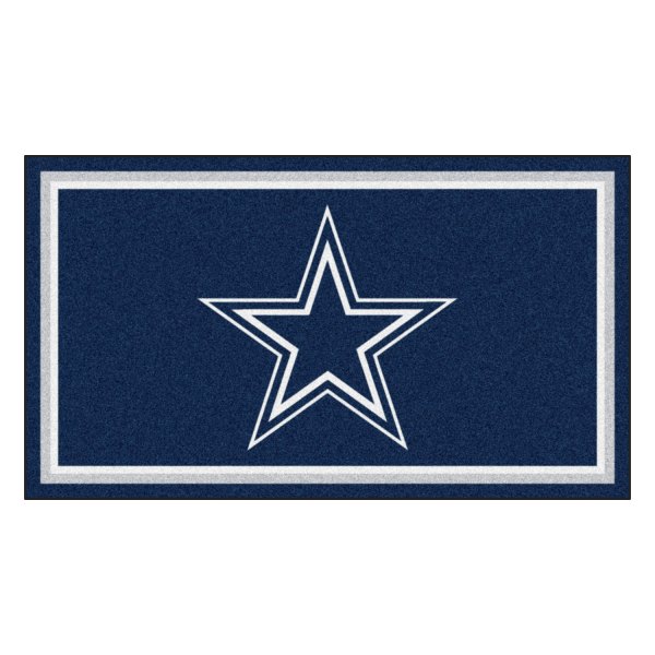 FanMats® - Dallas Cowboys 36" x 60" Nylon Face Plush Floor Rug with "Star" Logo