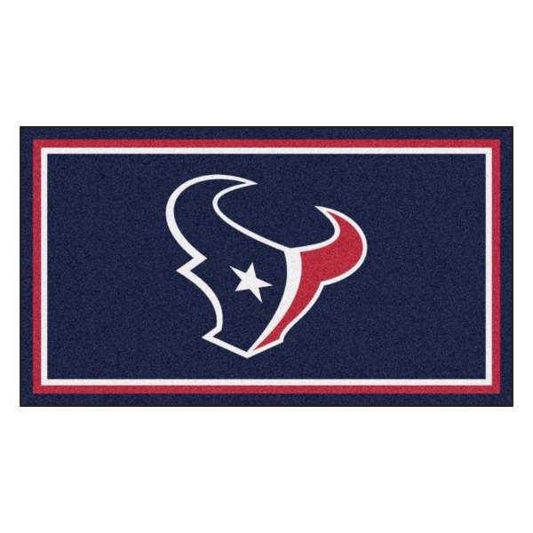 FanMats® - Houston Texans 36" x 60" Nylon Face Plush Floor Rug with "Texans" Logo