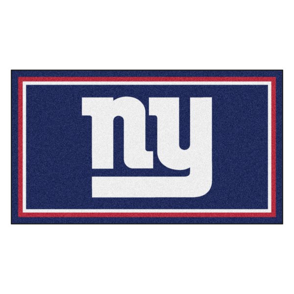 FanMats® - New York Giants 36" x 60" Nylon Face Plush Floor Rug with "NY" Logo