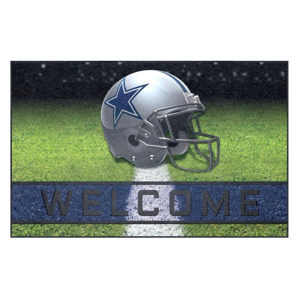 FanMats® - Dallas Cowboys 18" x 30" Crumb Rubber Door Mat with "Star" Logo