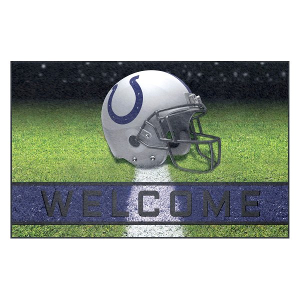 FanMats® - Indianapolis Colts 18" x 30" Crumb Rubber Door Mat with "Horseshoe" Logo