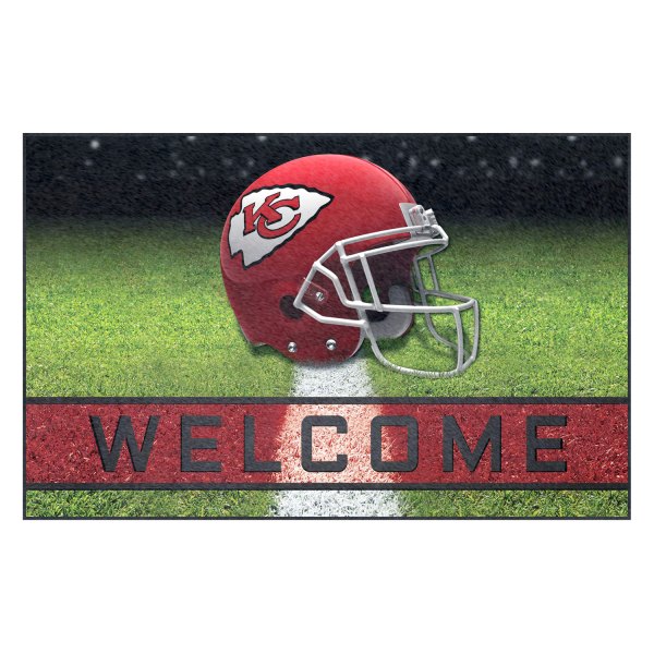 FanMats® - Kansas City Chiefs 18" x 30" Crumb Rubber Door Mat with "KC Arrow" Logo