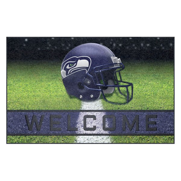 FanMats® - Seattle Seahawks 18" x 30" Crumb Rubber Door Mat with "Seahawk" Logo