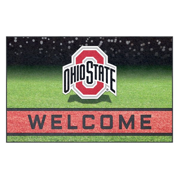 FanMats® - Ohio State University 18" x 30" Crumb Rubber Door Mat with "O & Ohio State" Logo
