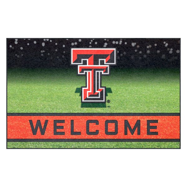 FanMats® - Texas Tech University 18" x 30" Crumb Rubber Door Mat with "TT" Logo