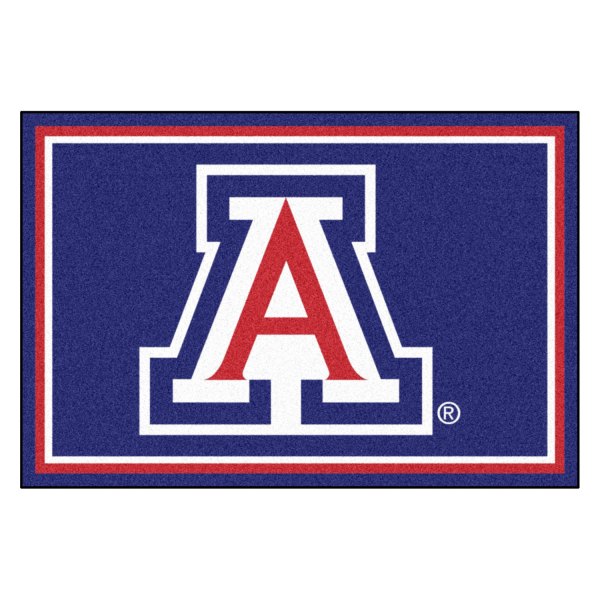 FanMats® - University of Arizona 60" x 96" Nylon Face Ultra Plush Floor Rug with "A" Primary Logo