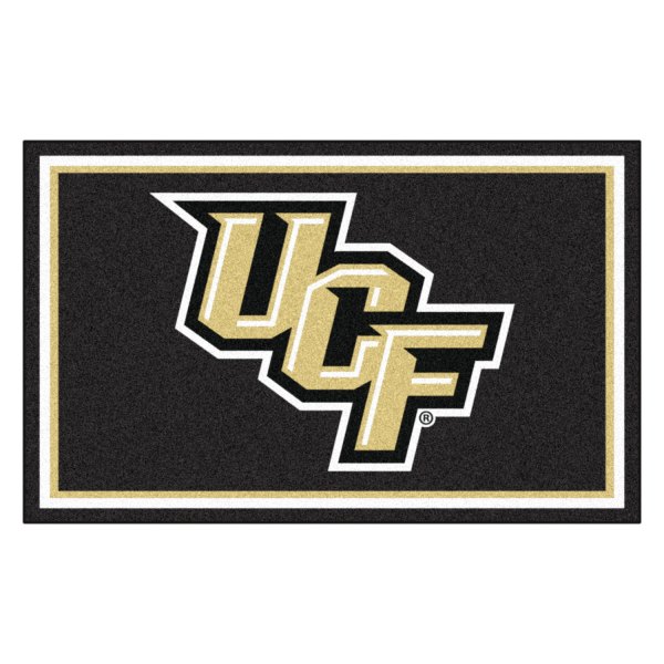 FanMats® - University of Central Florida 48" x 72" Nylon Face Ultra Plush Floor Rug with "UCF" Primary Logo