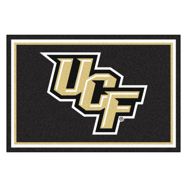 FanMats® - University of Central Florida 60" x 96" Nylon Face Ultra Plush Floor Rug with "UCF" Primary Logo