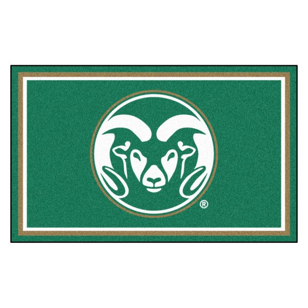 FanMats® - Colorado State University 48" x 72" Nylon Face Ultra Plush Floor Rug with "Ram" Logo