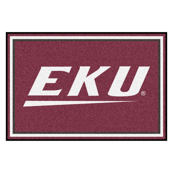 FanMats® - Eastern Kentucky University 60" x 96" Nylon Face Ultra Plush Floor Rug with "EKU" Logo
