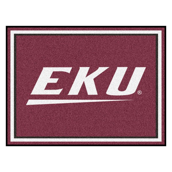 FanMats® - Eastern Kentucky University 96" x 120" Nylon Face Ultra Plush Floor Rug with "EKU" Logo