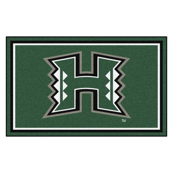 FanMats® - "H" Logo 48" x 72" Nylon Face Plush Floor Rug with "H" Logo