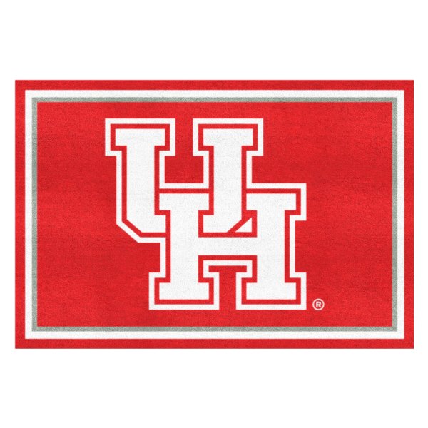 FanMats® - University of Houston 60" x 96" Nylon Face Ultra Plush Floor Rug with "Interlocked UH" Logo