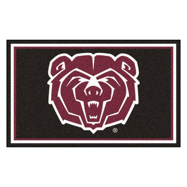 FanMats® - Missouri State University 48" x 72" Nylon Face Ultra Plush Floor Rug with "Bear" Logo